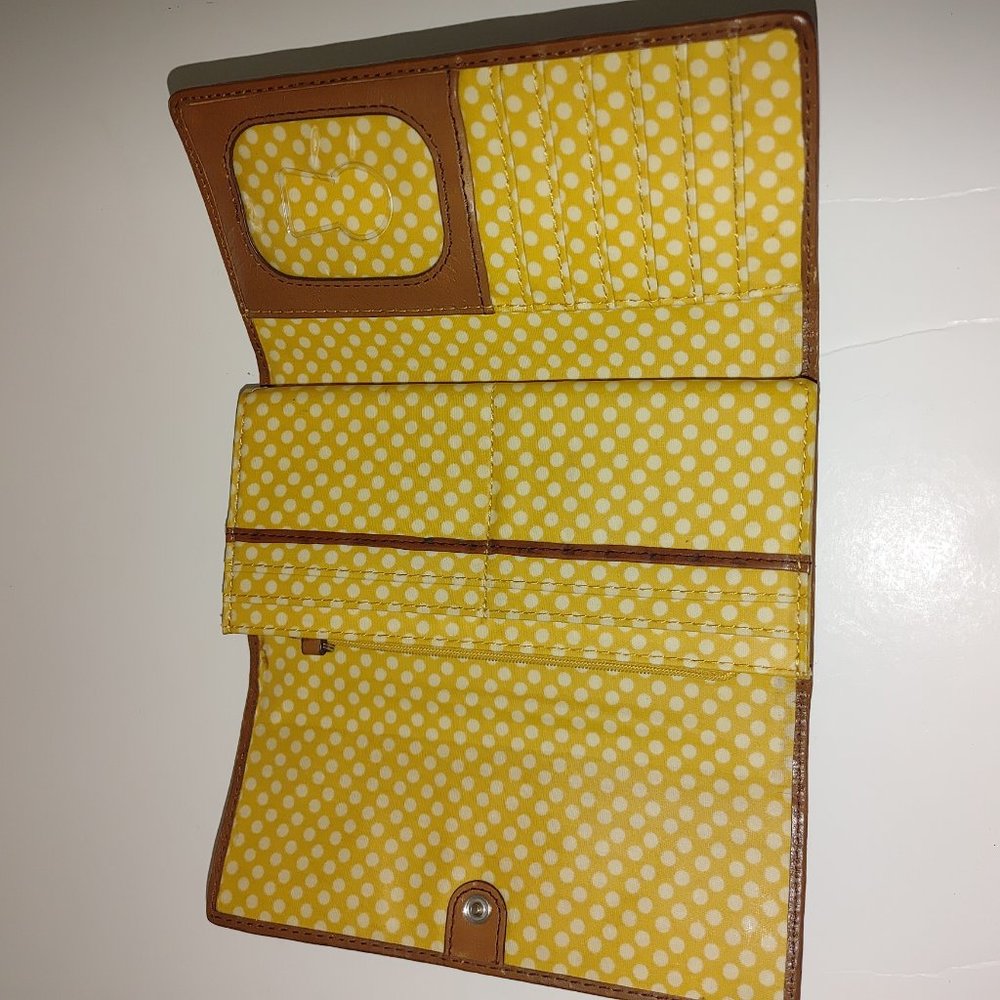 Fossil Leather Multi Compartments Wallet Multicol… - image 5